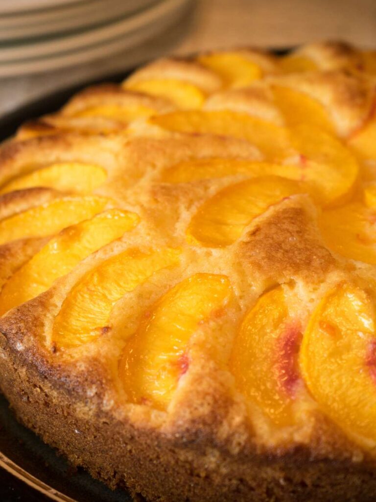 Ina Garten Fresh Peach Cake - Ina Garten Eats