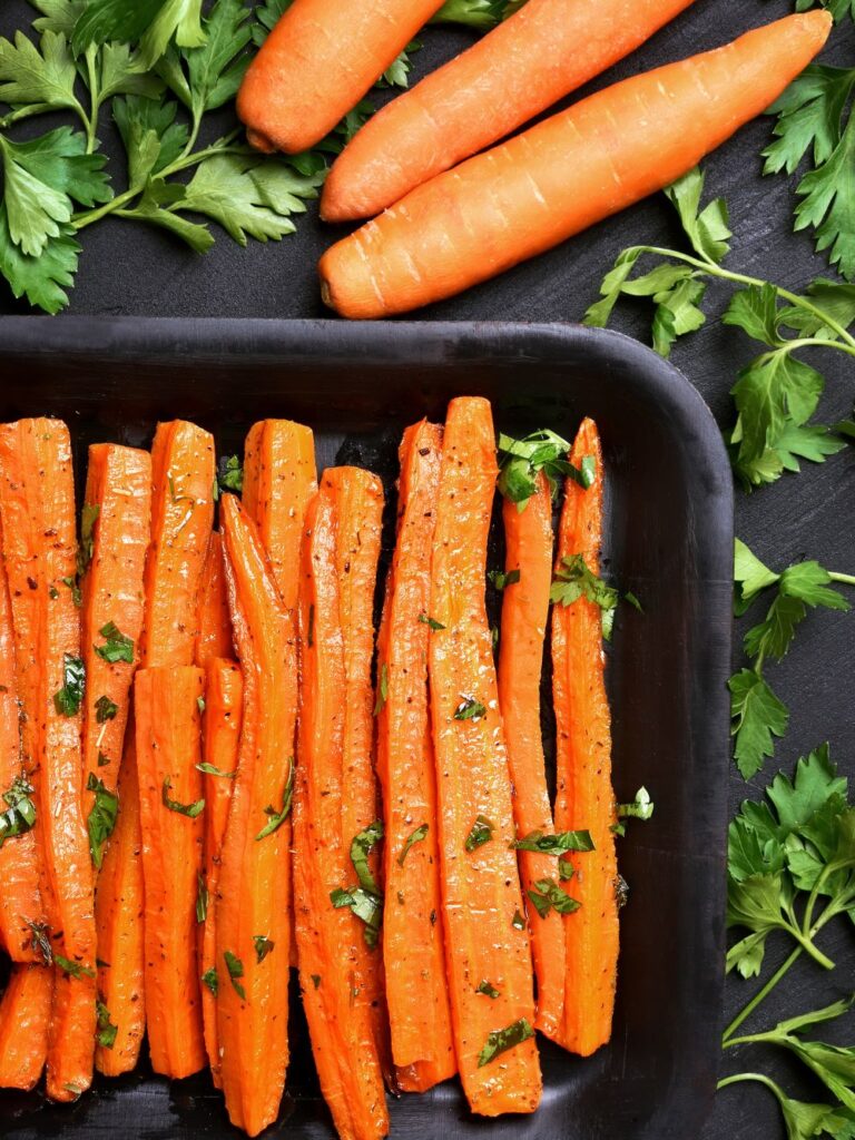 Ina Garten Maple Roasted Carrots