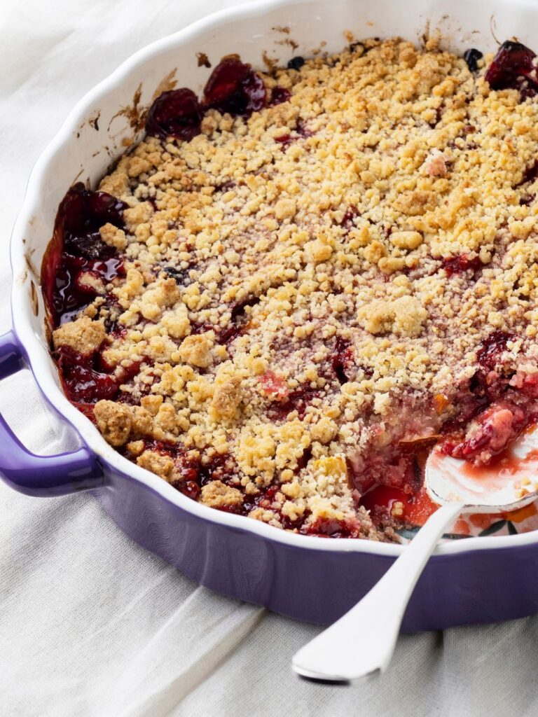 Ina Garten Peach Blueberry Crumble