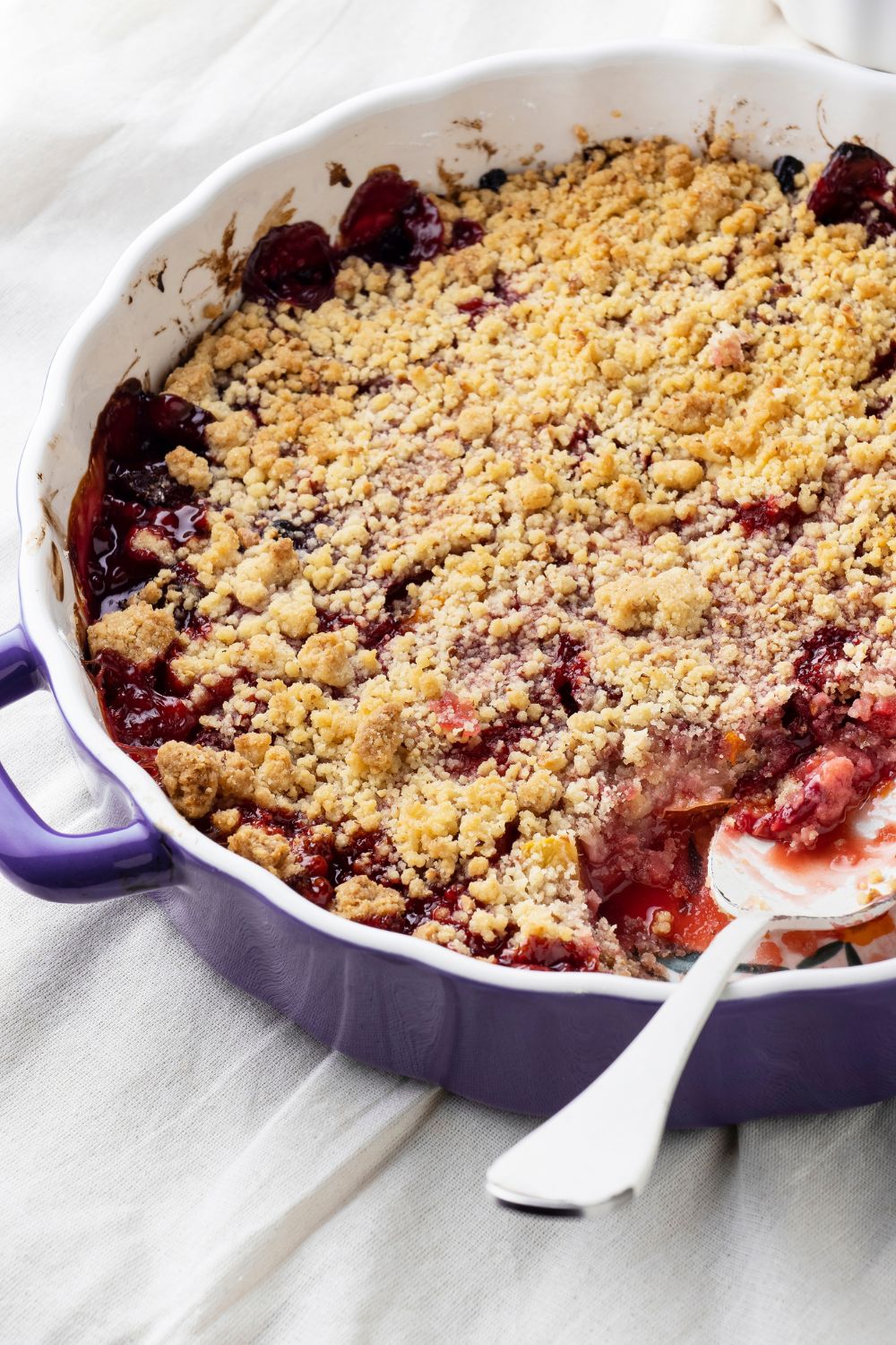 Ina Garten Peach Blueberry Crumble