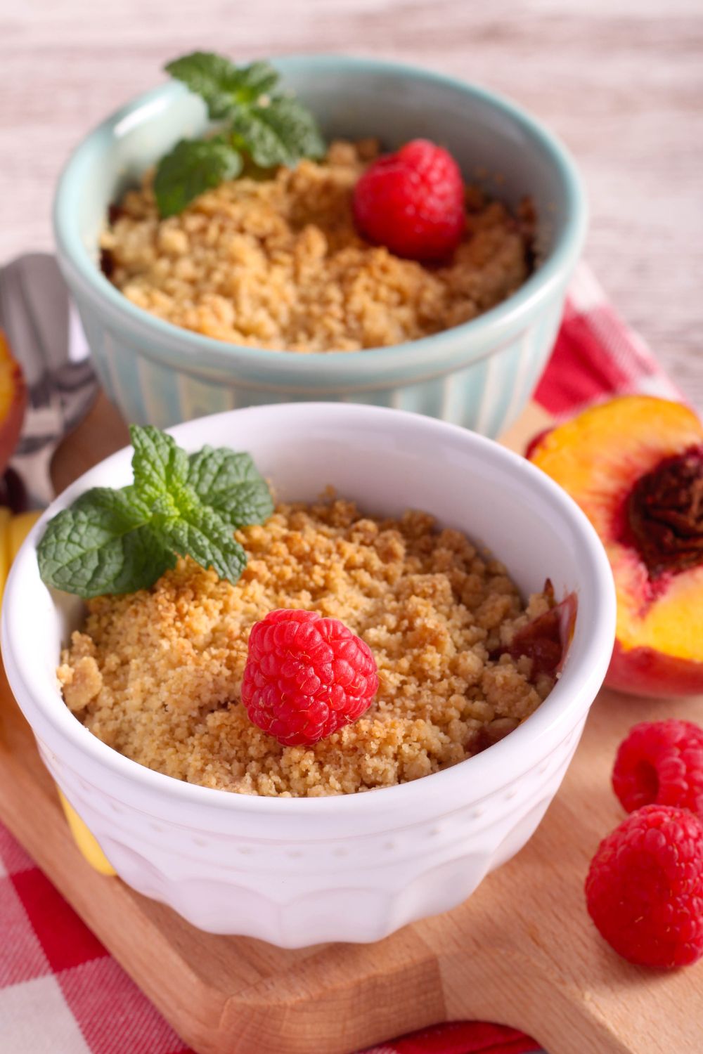 Ina Garten Peach Raspberry Crisp 