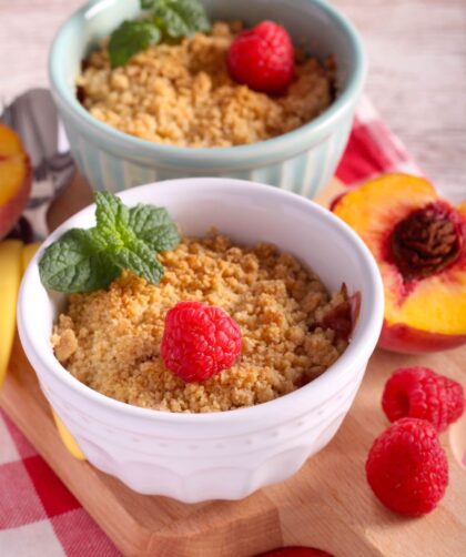 Ina Garten Peach Raspberry Crisp 