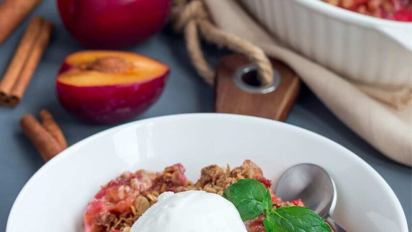 Ina Garten Plum Crisp