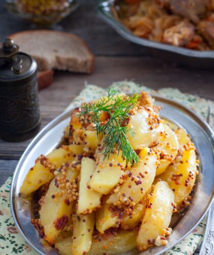 Barefoot Contessa Mustard Roasted Potatoes