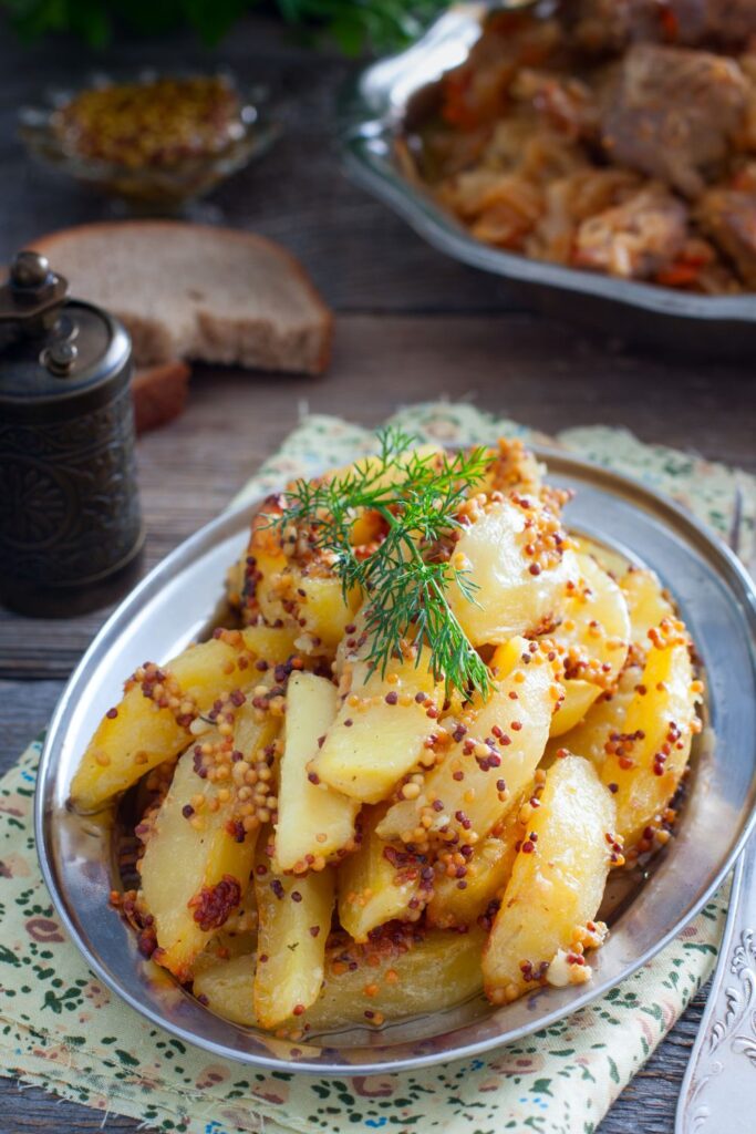 Barefoot Contessa Mustard Roasted Potatoes