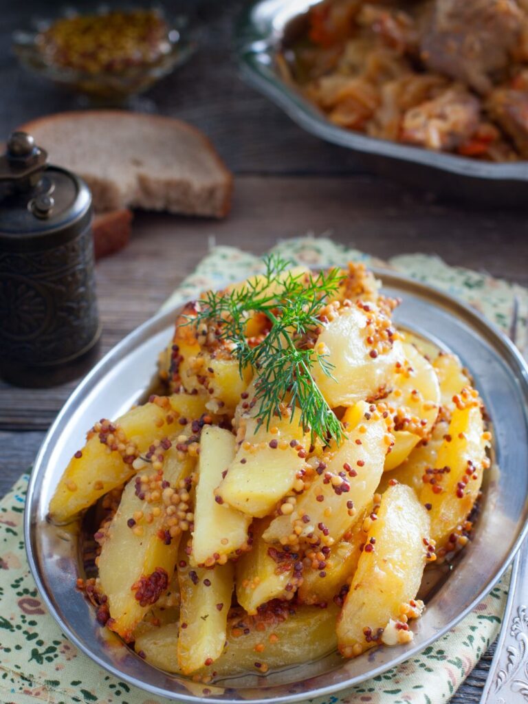 Barefoot Contessa Mustard Roasted Potatoes