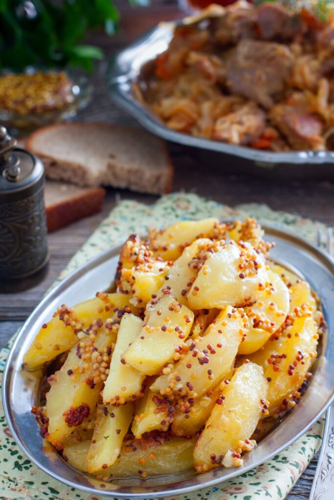 Barefoot Contessa Mustard Roasted Potatoes