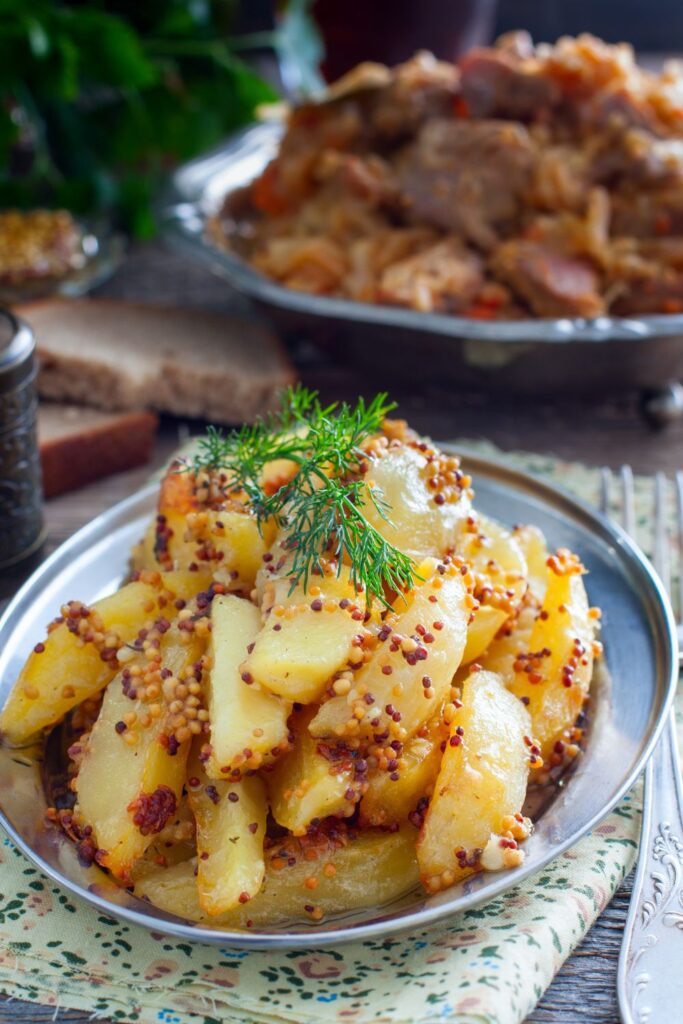 Barefoot Contessa Mustard Roasted Potatoes
