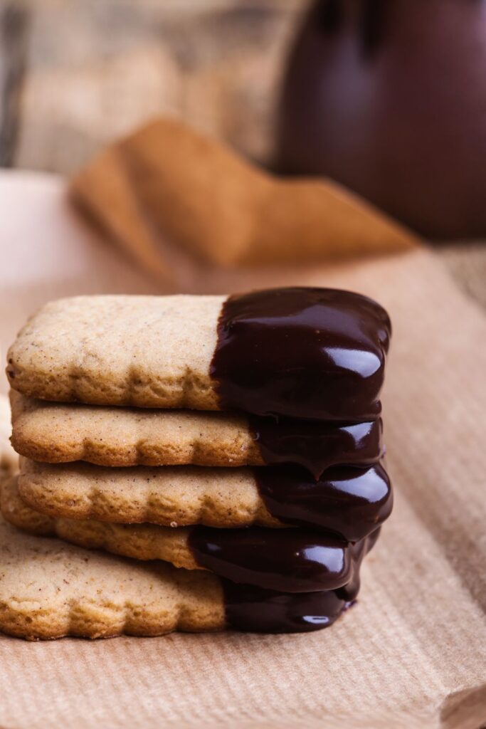 Ina Garten Chocolate Dipped Shortbread