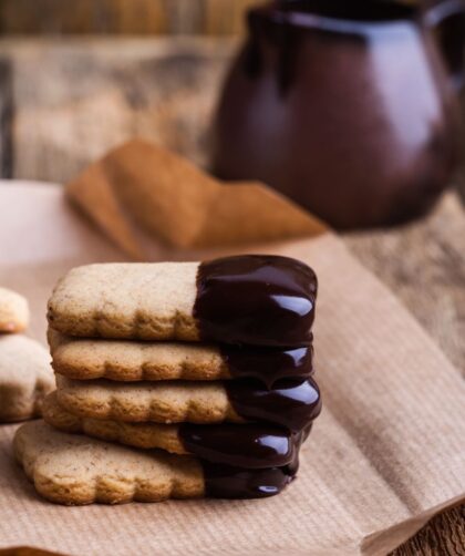 Ina Garten Chocolate Dipped Shortbread