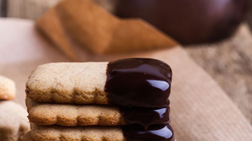 Ina Garten Chocolate Dipped Shortbread