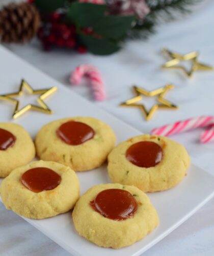 Ina Garten Jam Thumbprint Cookies