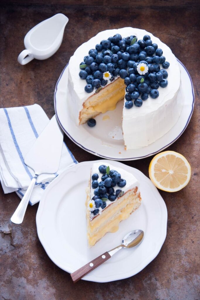 Ina Garten Blueberry Lemon Cream Cake