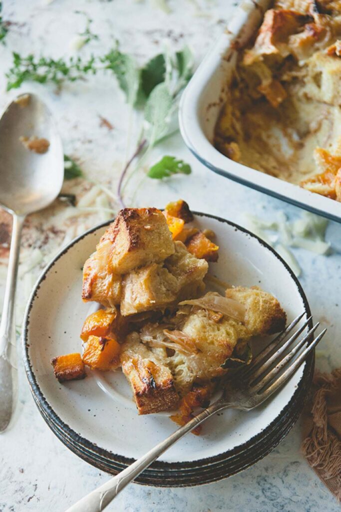 Ina Garten Artichoke And Leek Bread Pudding