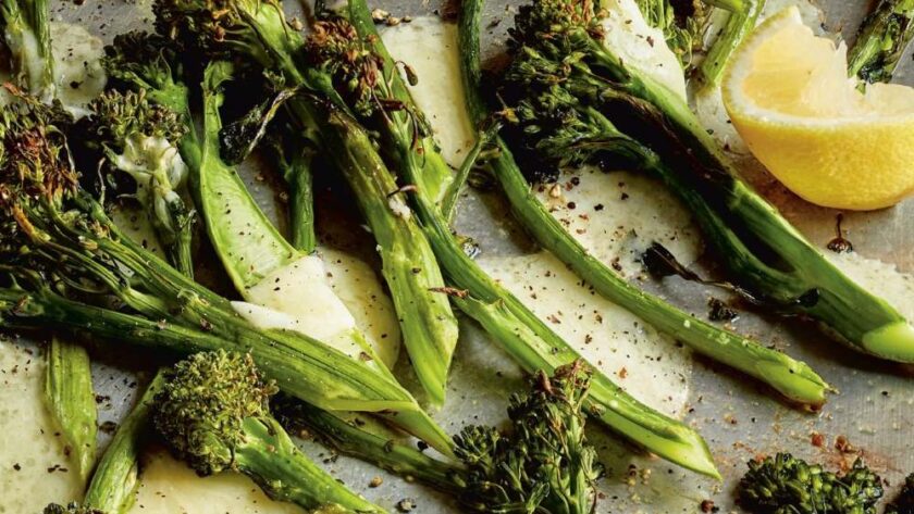 Ina Garten Roasted Broccolini & Cheddar