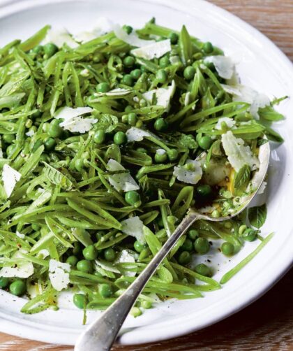 Ina Garten Fresh Pea Salad With Mint & Manchego