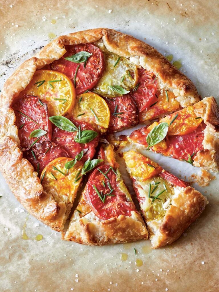 Ina Garten Tomato & Goat Cheese Crostata