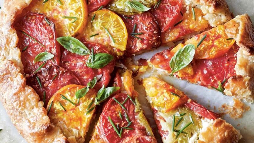 Ina Garten Tomato & Goat Cheese Crostata