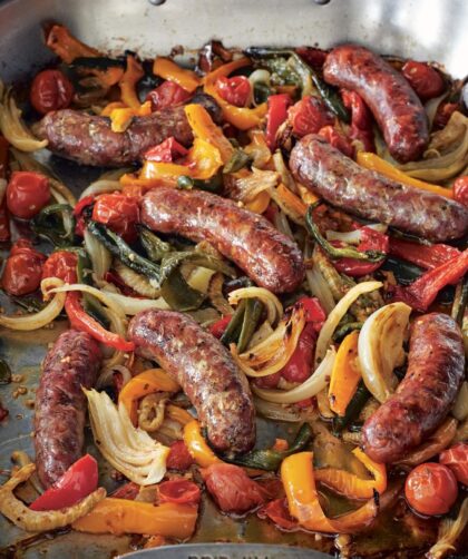 Ina Garten Roasted Sausages Peppers & Onions