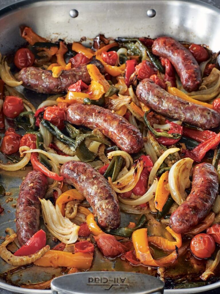 Ina Garten Roasted Sausages Peppers & Onions