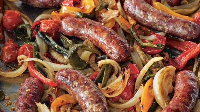 Ina Garten Roasted Sausages Peppers & Onions