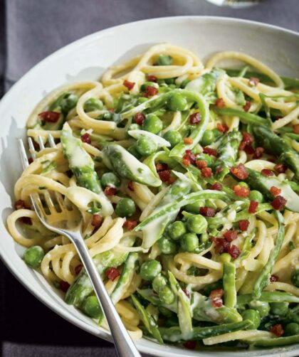 Ina Garten Spring Green Spaghetti Carbonara