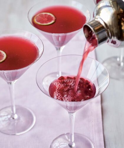 Ina Garten Pomegranate Gimlets