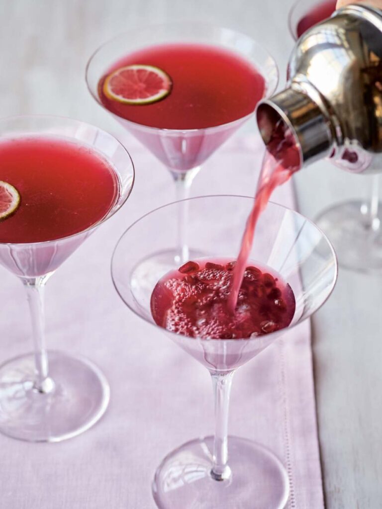 Ina Garten Pomegranate Gimlets