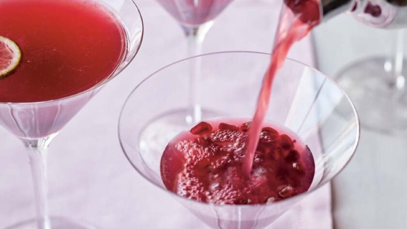 Ina Garten Pomegranate Gimlets