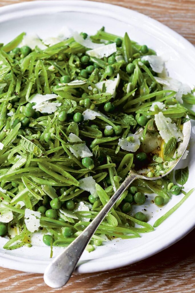 Ina Garten Fresh Pea Salad With Mint & Manchego