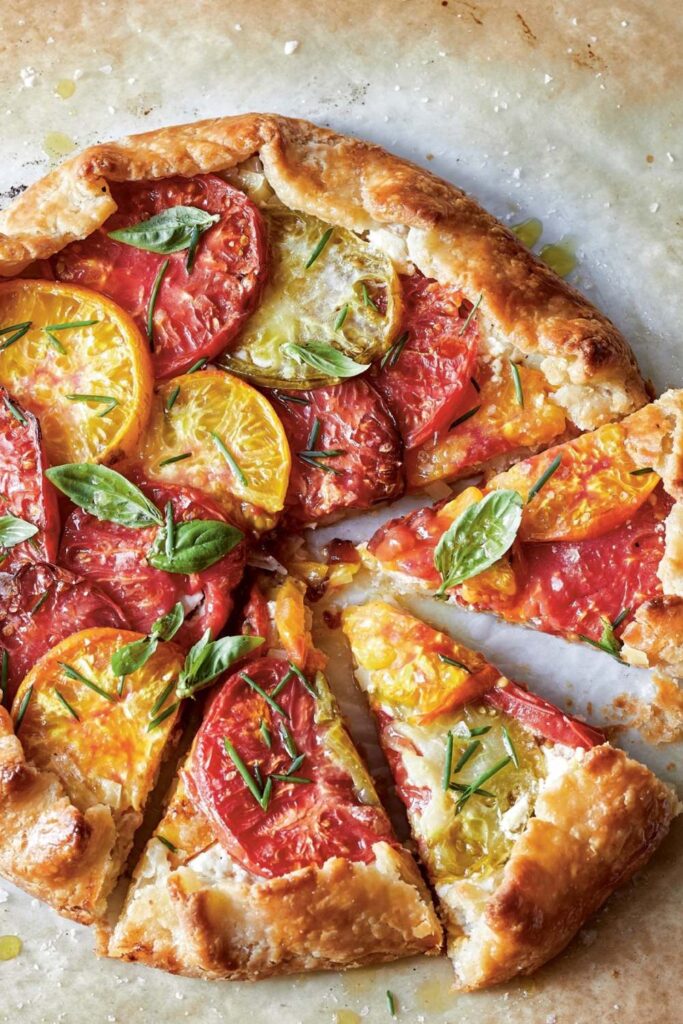 Ina Garten Tomato & Goat Cheese Crostata