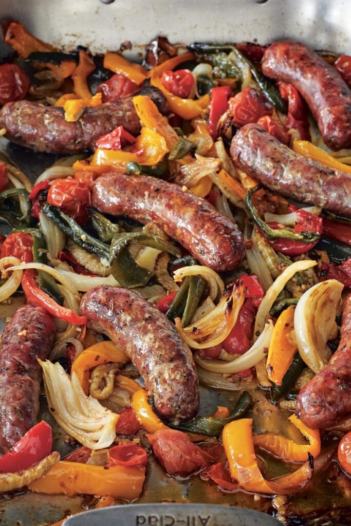 Ina Garten Roasted Sausages Peppers & Onions