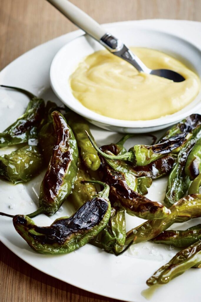 Ina Garten Roasted Shishito Peppers With Easy Hollandaise
