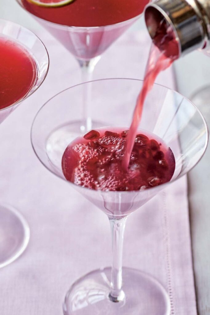 Ina Garten Pomegranate Gimlets