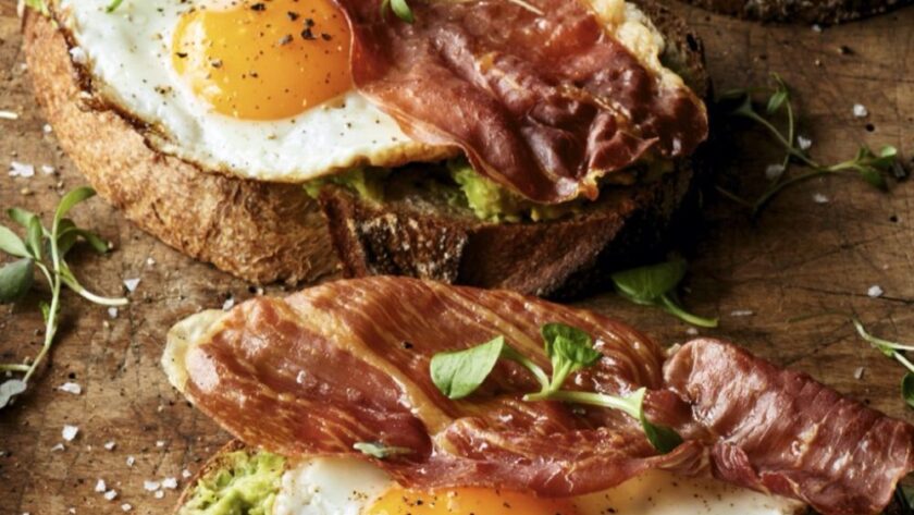 Ina Garten Avocado & Fried Egg Tartines