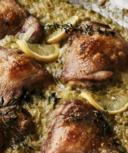 Ina Garten Creamy Chicken Thighs with Lemon & Thyme