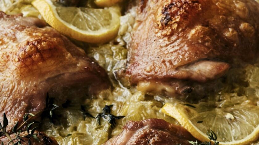 Ina Garten Creamy Chicken Thighs with Lemon & Thyme