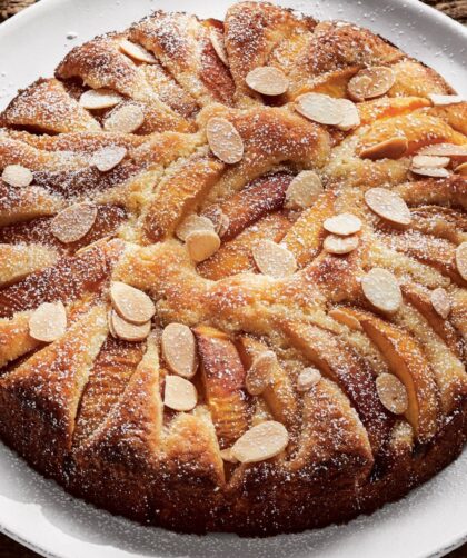 Ina Garten Peach Almond Torte