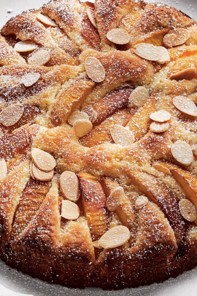 Ina Garten Peach Almond Torte