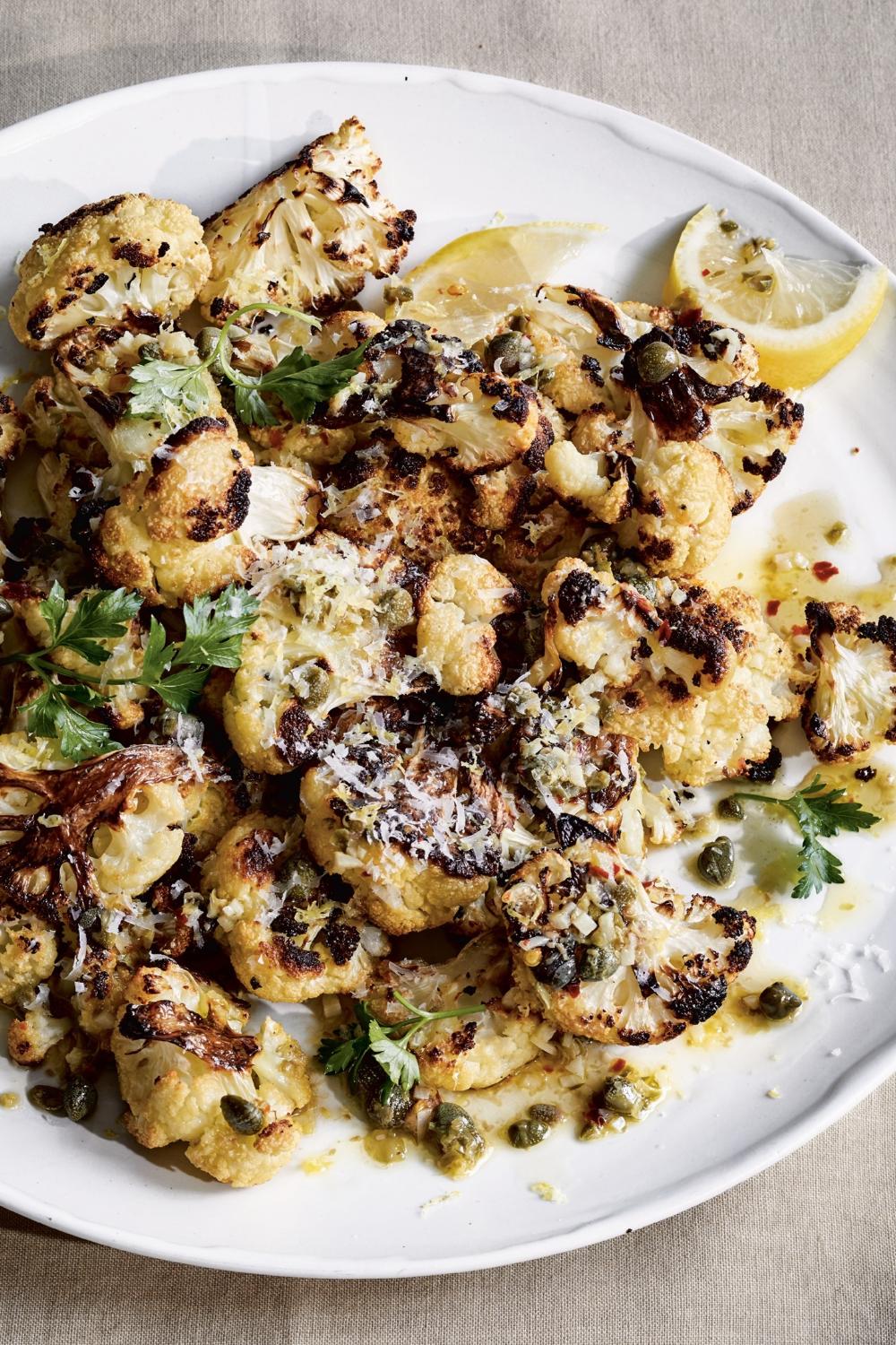 Ina Garten Roasted Cauliflower With Lemon & Capers