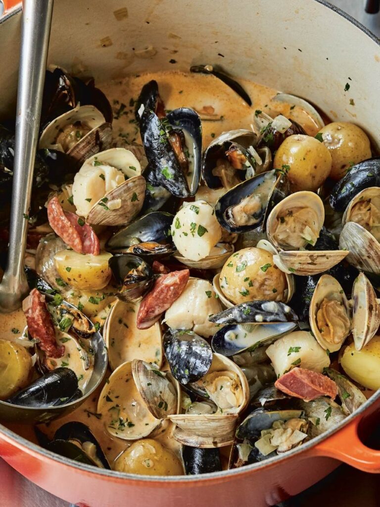 Ina Garten Shellfish & Chorizo Stew