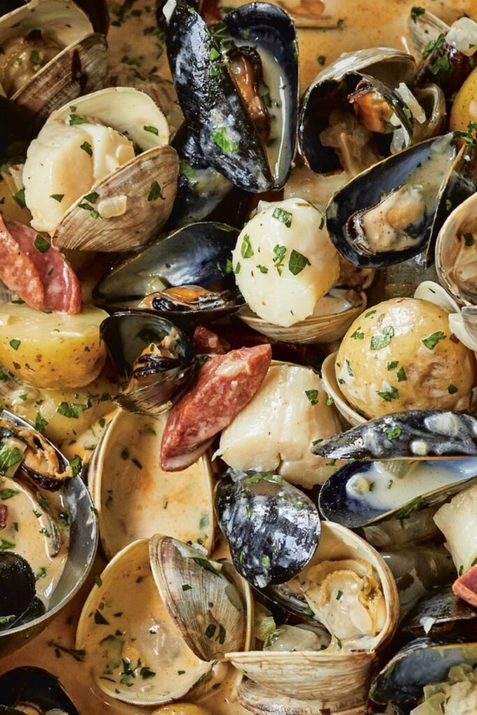 Ina Garten Shellfish & Chorizo Stew