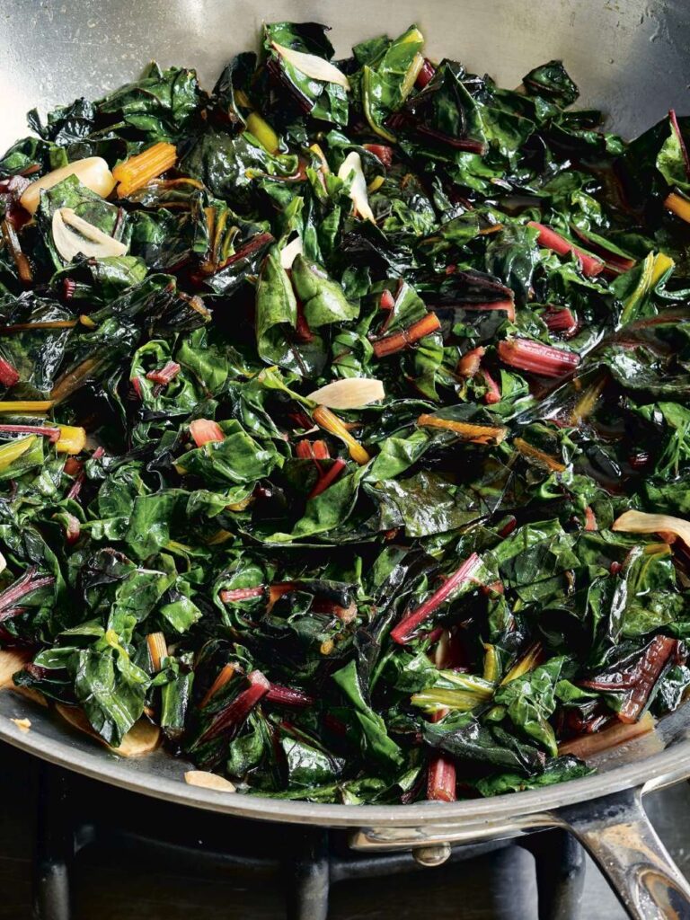 Ina Garten Sautéed Rainbow Chard