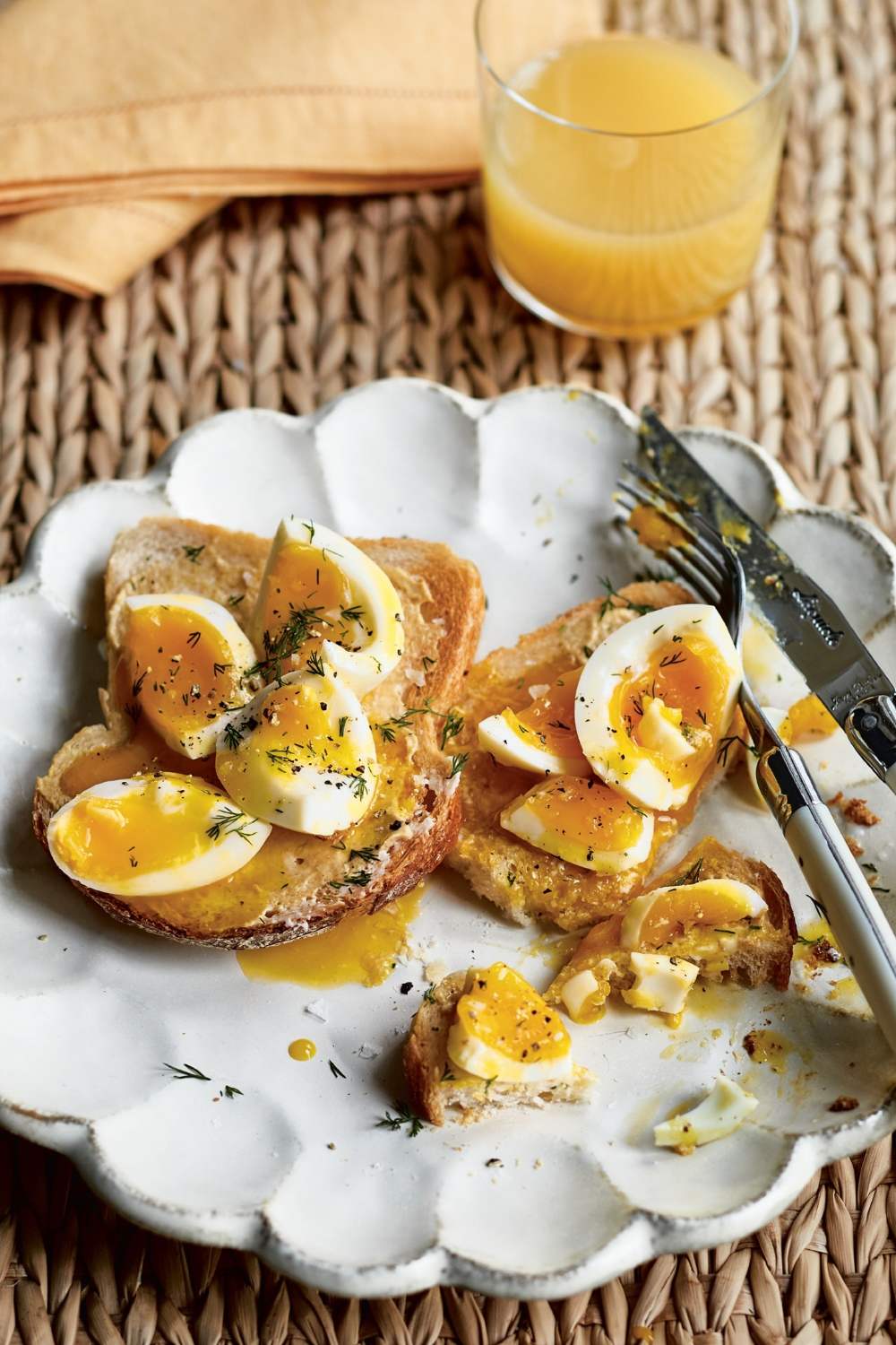 Ina Garten Smashed Eggs On Toast