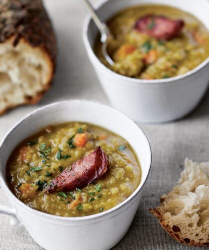 Ina Garten Split Pea Soup With Crispy Kielbasa