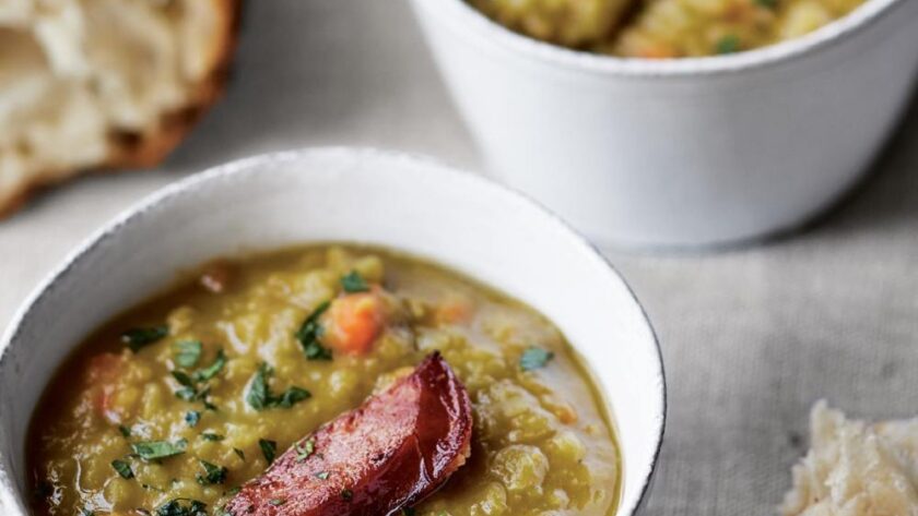 Ina Garten Split Pea Soup With Crispy Kielbasa