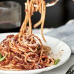 Ina Garten Weeknight Spaghettoni With Tomatoes & Pancetta