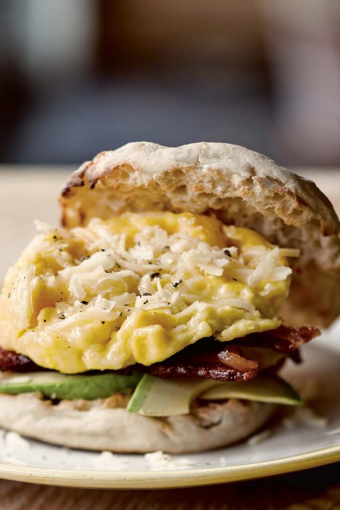 Ina Garten Bacon, Egg & Cheddar Sandwich