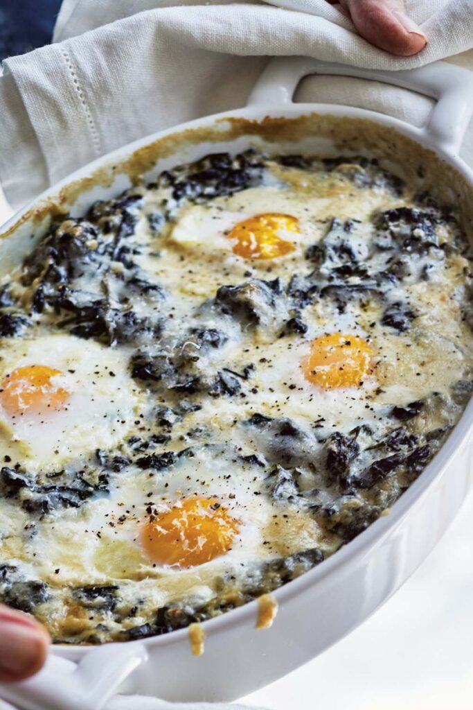 Ina Garten Creamed Spinach & Eggs