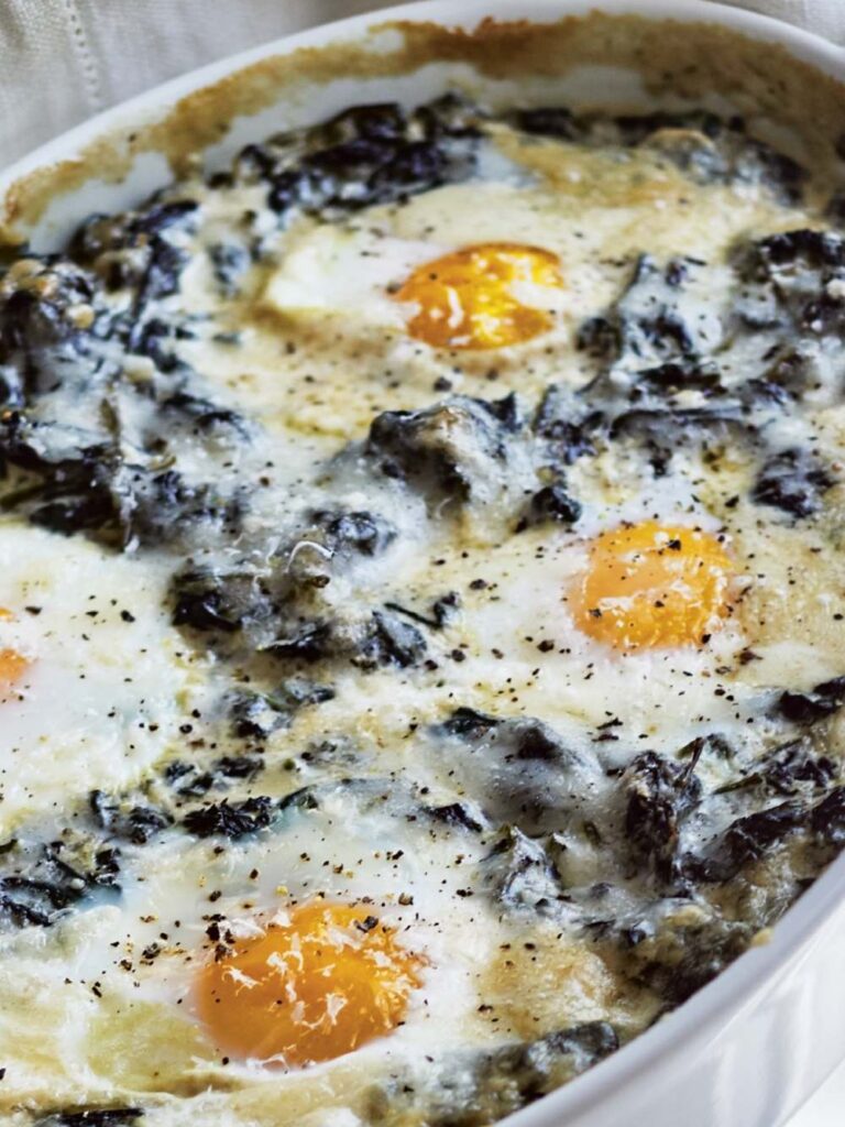 Ina Garten Creamed Spinach & Eggs